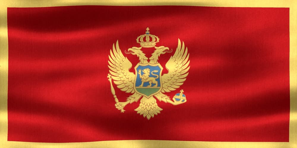 The Flag of Montenegro